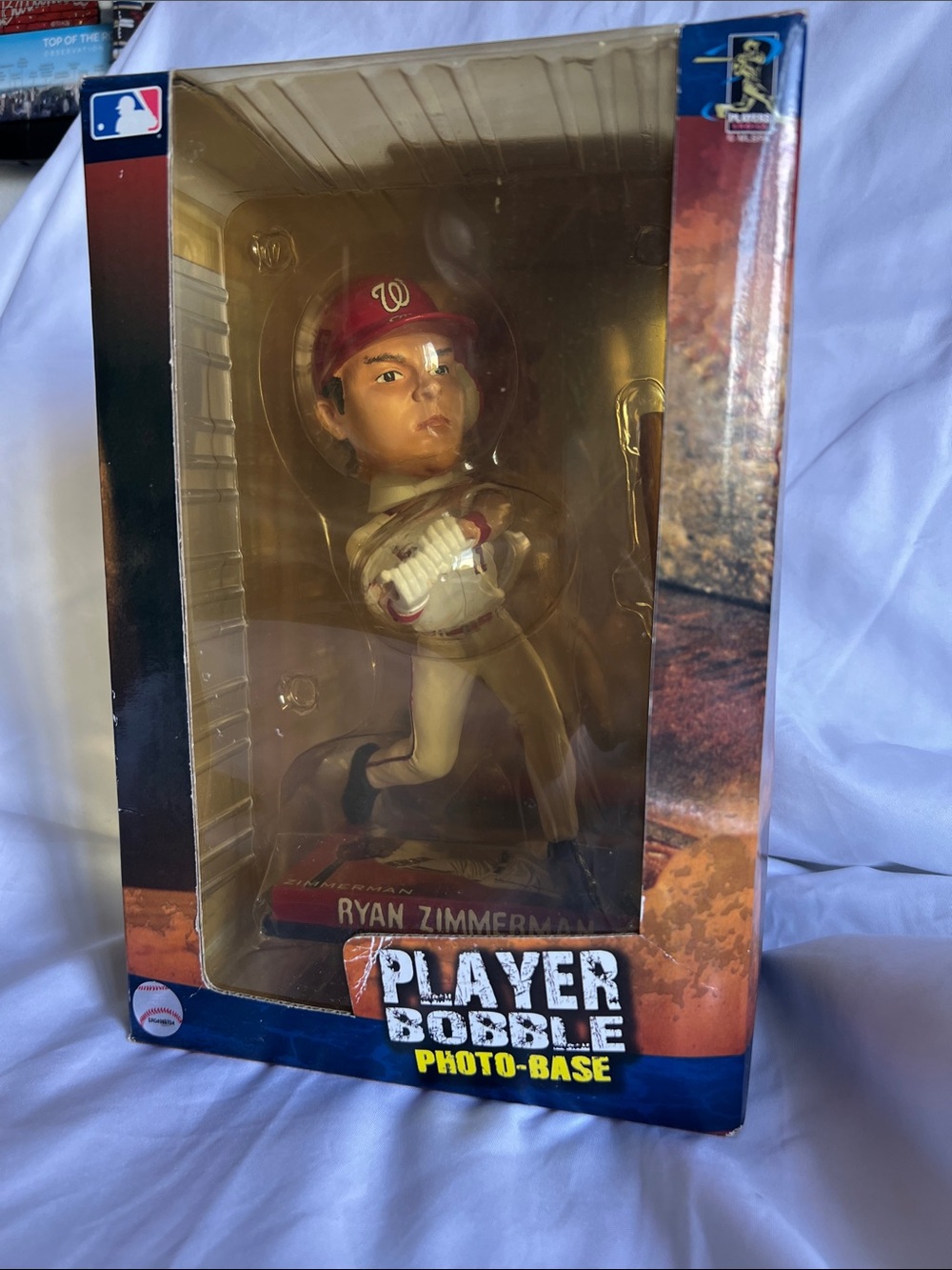 Ryan Zimmermann Red-and-White Baseball Player Bobblehead